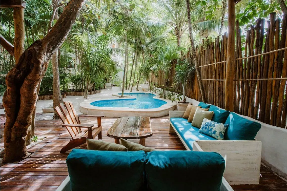 Beachfront Villa On Tulum Beach Hotel Zone Мексика