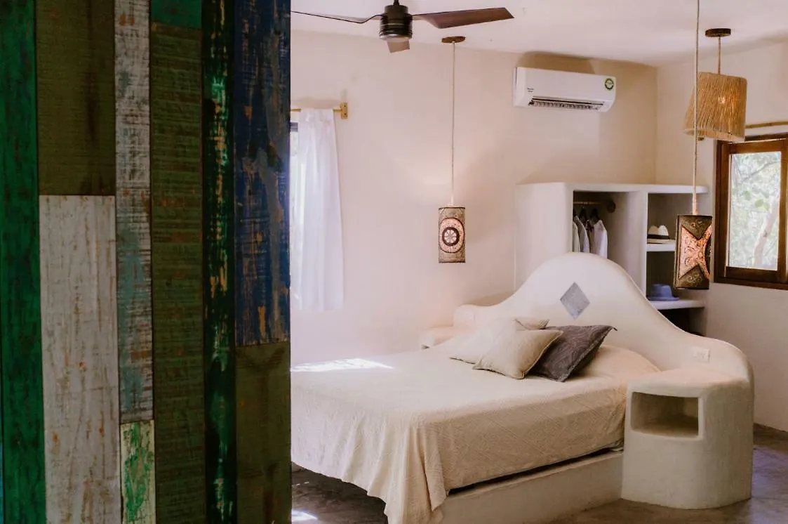 Beachfront Villa On Tulum Beach Hotel Zone